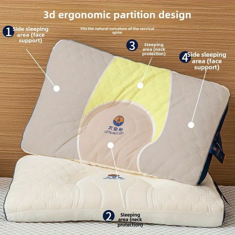 Oreiller Ergonomique pour Cervicales - Aide au Sommeil