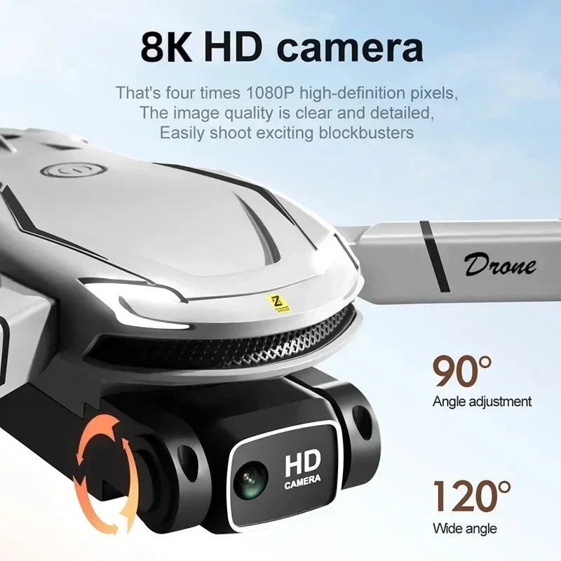 Drone Aérien 8K avec Double Caméra et Stabilisation