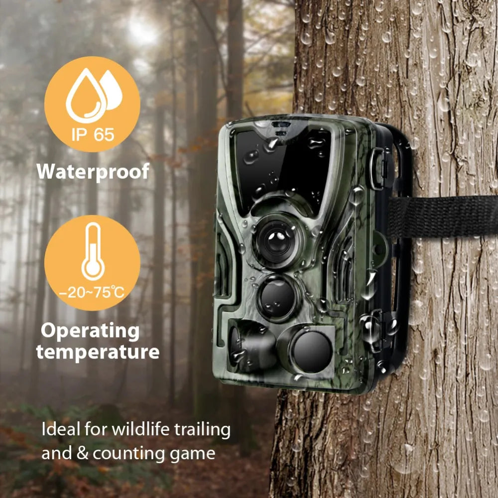 HUNTCAM HD - Caméra de chasse 16M waterproof avec batterie rechargeable