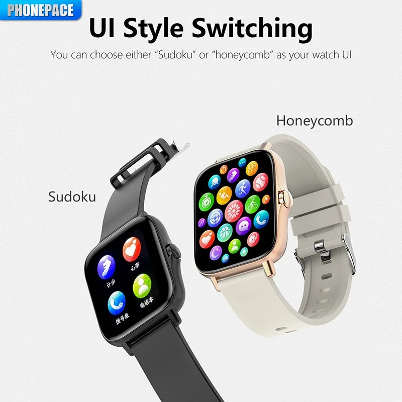 Montre Connectée 2025 - Appels & Musique Bluetooth
