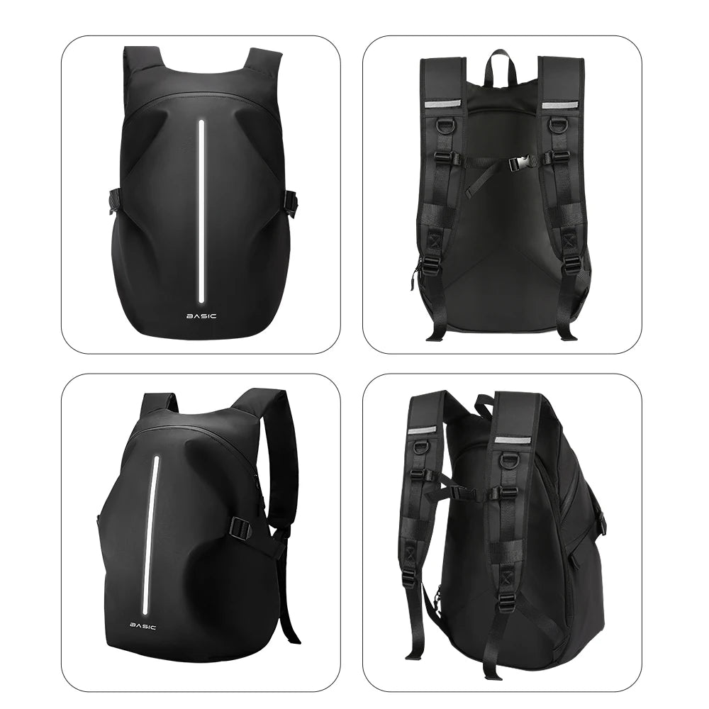 Sac à Dos déperlant pour Moto et Vélo Réflichissant & Grande Capacité