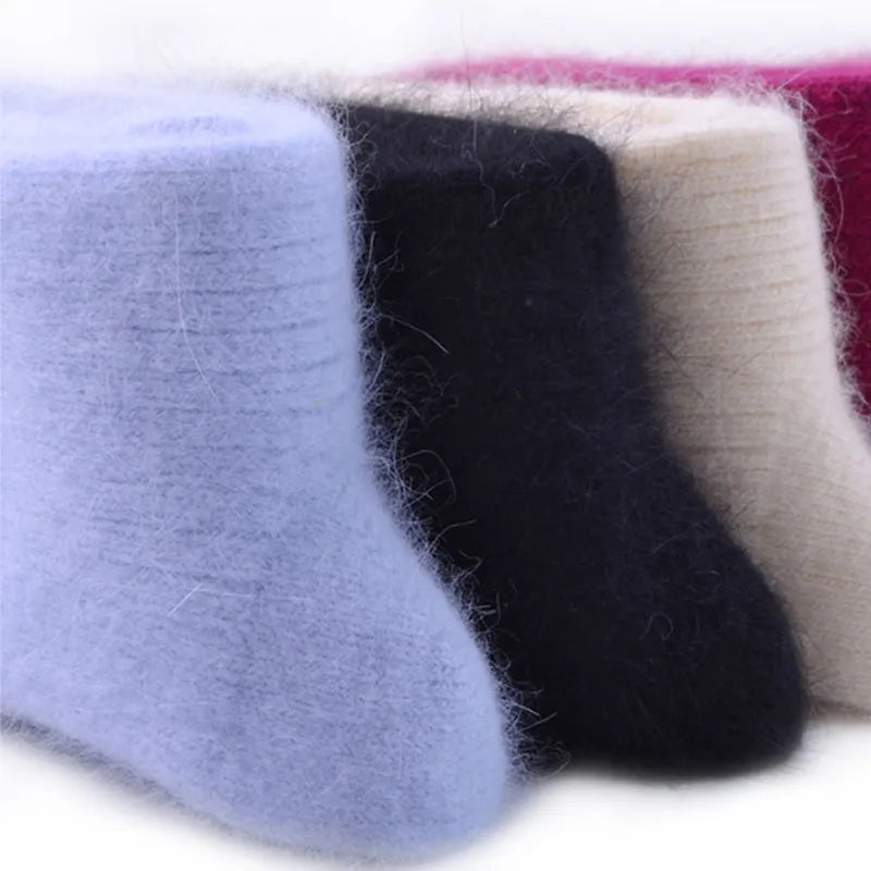 4 paires de Chaussettes Thermiques en Laine pour femme - Douceur SUPRÊME