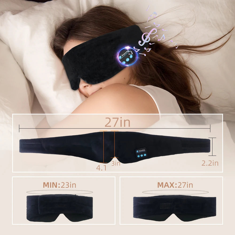 Masque de sommeil en coton Bluetooth