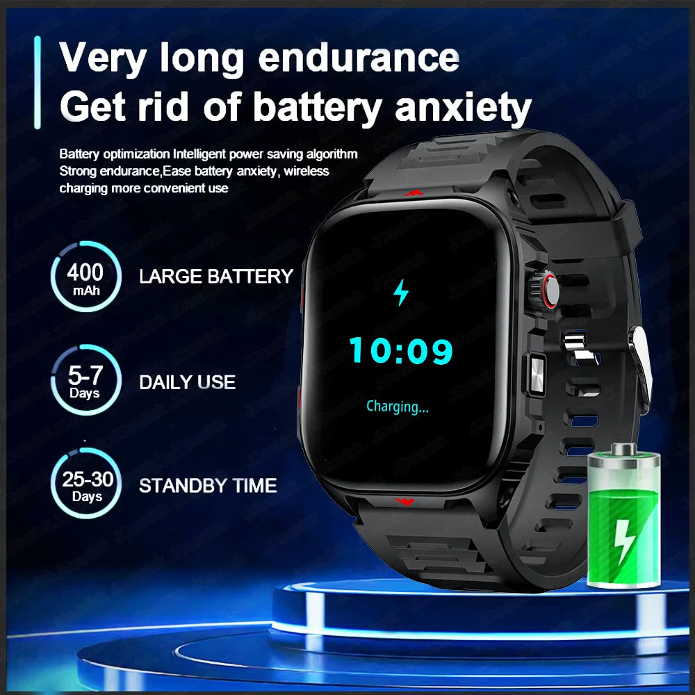 Montre Connectée Étanche avec Lampe LED Intégrée + Bracelet OFFERT