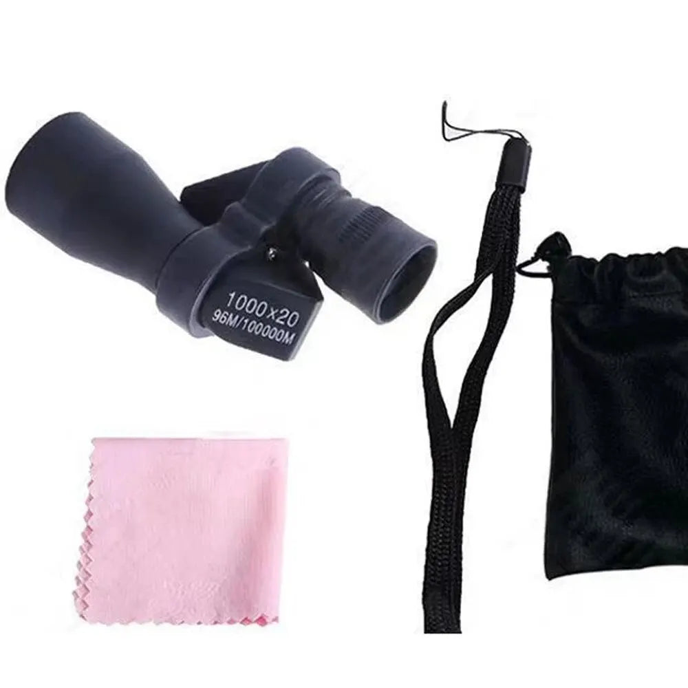Mini Télescope Monoculaire HD de Poche – Fort Grossissement pour Randonnée, Camping et Observation