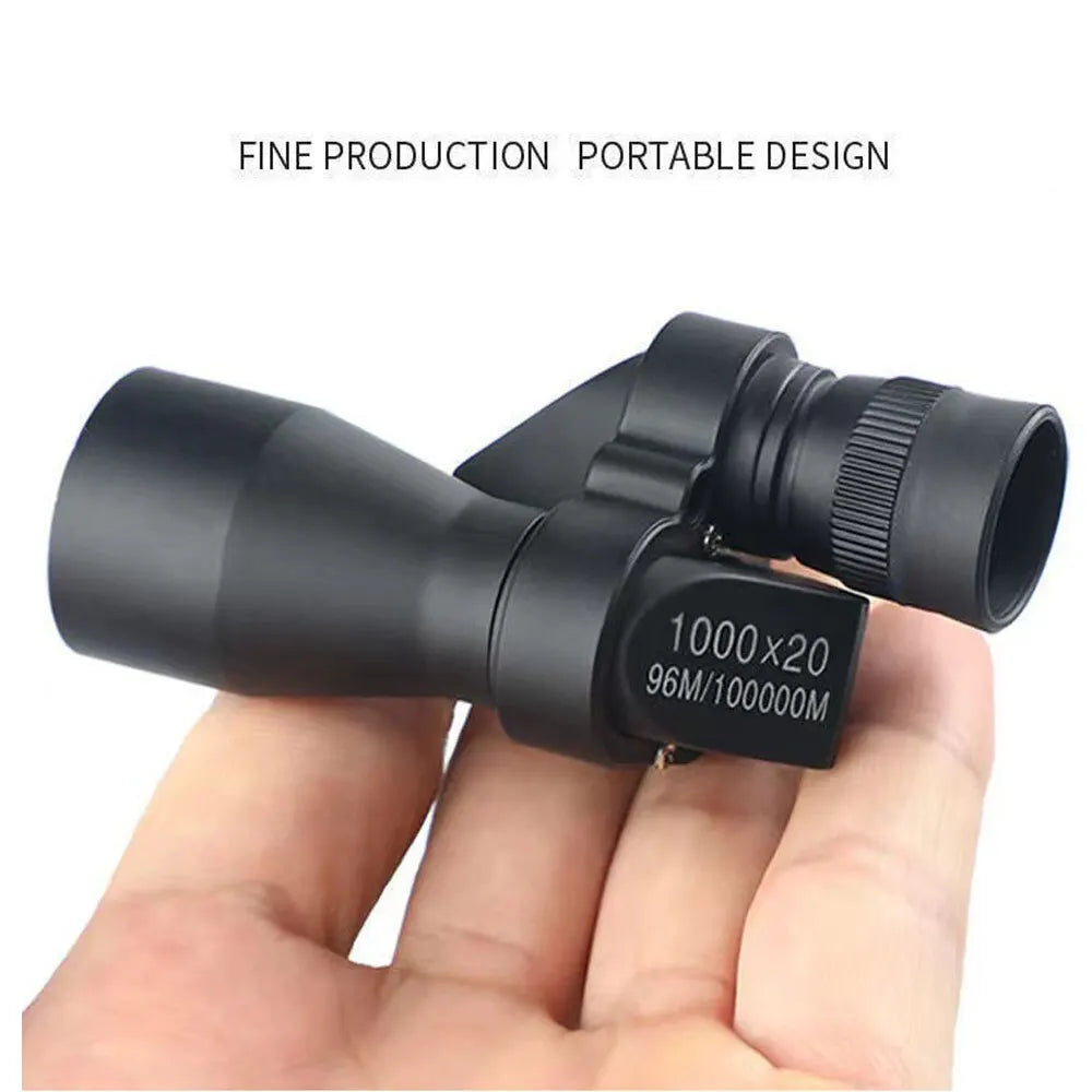 Mini Télescope Monoculaire HD de Poche – Fort Grossissement pour Randonnée, Camping et Observation