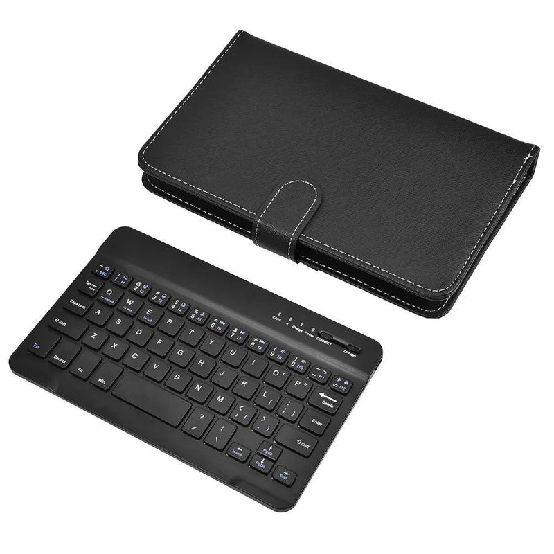 Mini clavier sans fil Bluetooth pour Smartphone - Avec étui en cuir PU