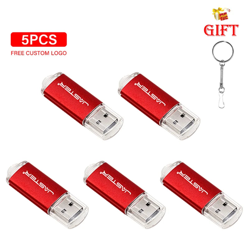 Lot de 5 Clés USB 2.0 Haute Vitesse - 4 à 128GO