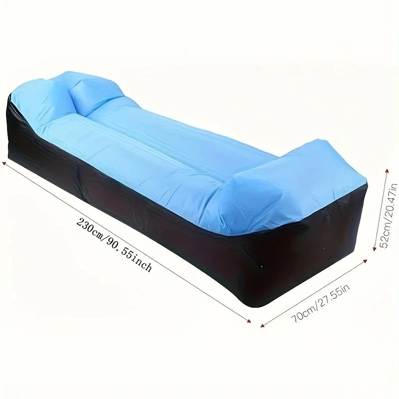 Air Sofa - Canapé Cozy Gonflable avec Oreiller & Sac - Installation Facile
