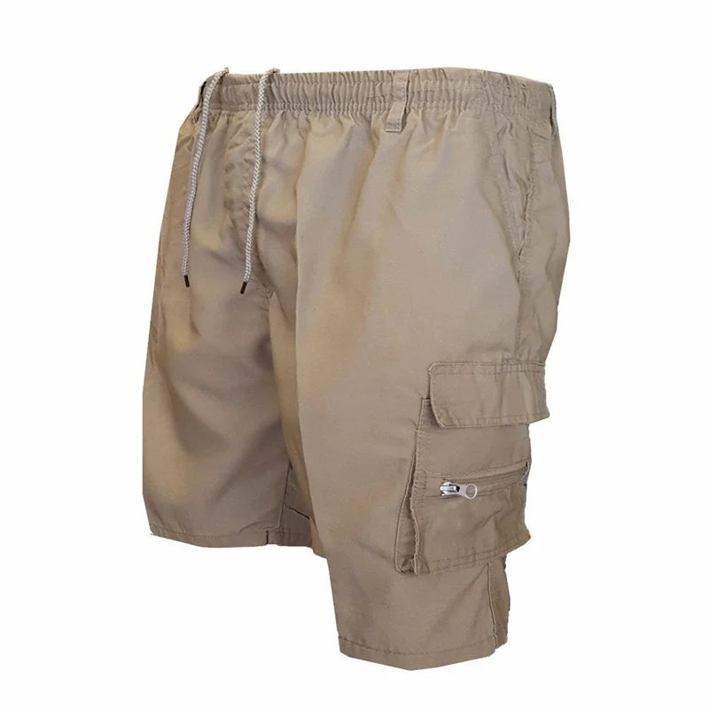 Short Cargo Décontracté Ceinture Élastique - Homme
