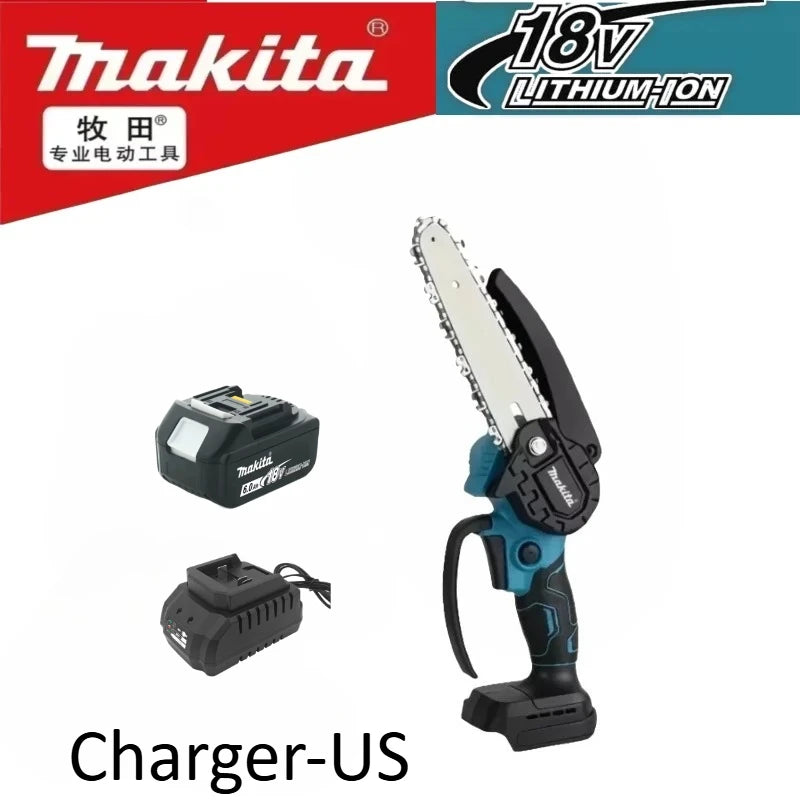 Mini scie à chaîne électrique rechargeable - Livraison offerte