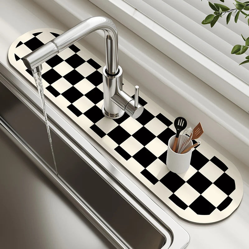Tapis Égouttoir Cuisine - Séchage Rapide & Propre