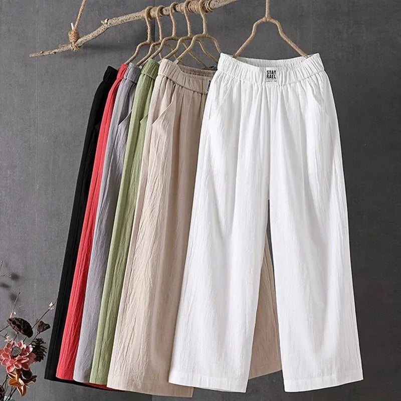 Pantalon ample femme