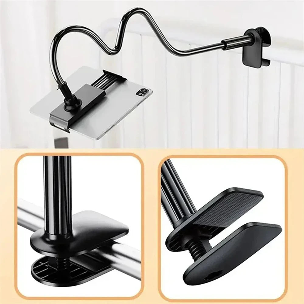 Support Téléphone Bras Flexible 75cm à Pince — Rotation 360°