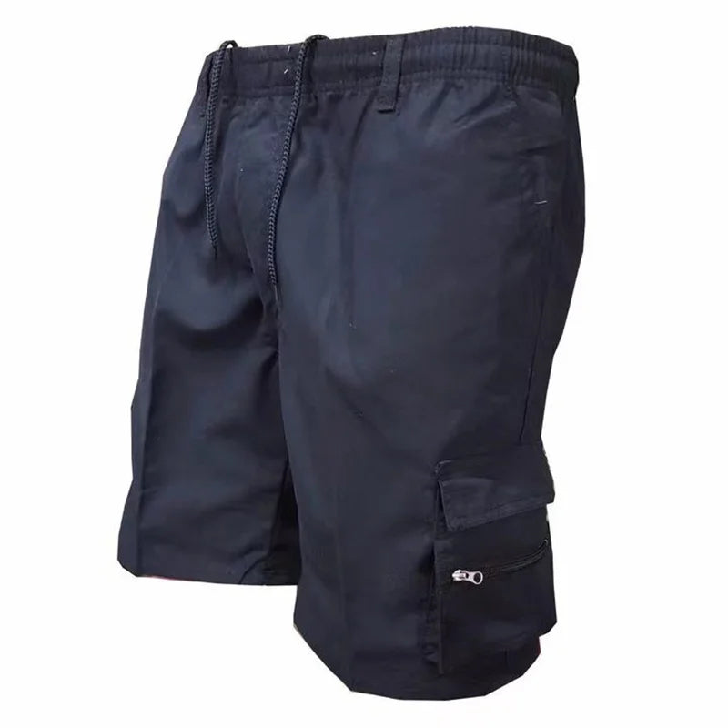 Short Cargo Décontracté Ceinture Élastique - Homme