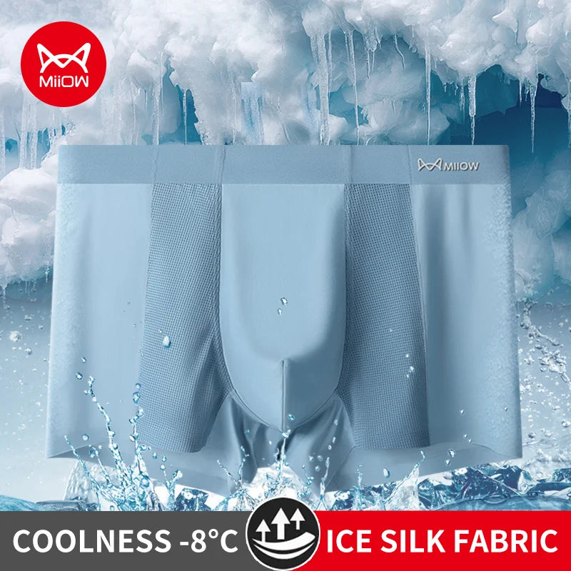Boxers Sans Couture en Soie Glacée – Lot de 3