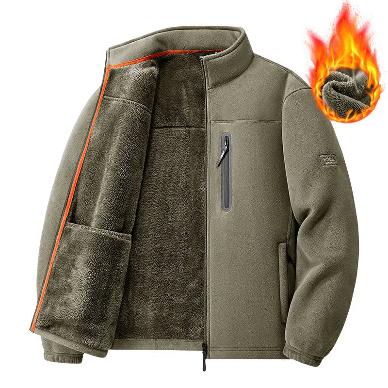 Veste Polaire d'Hiver à Doublure Polaire - Homme