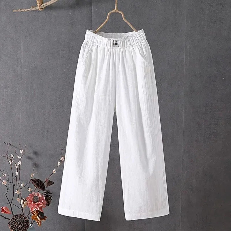 Pantalon ample femme