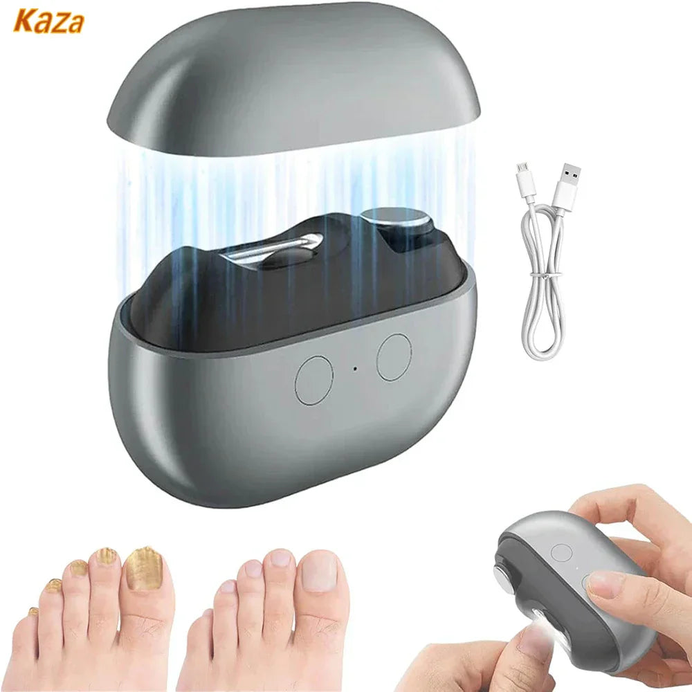 Coupe Ongles Ponceur Électrique Multifonctions à LED