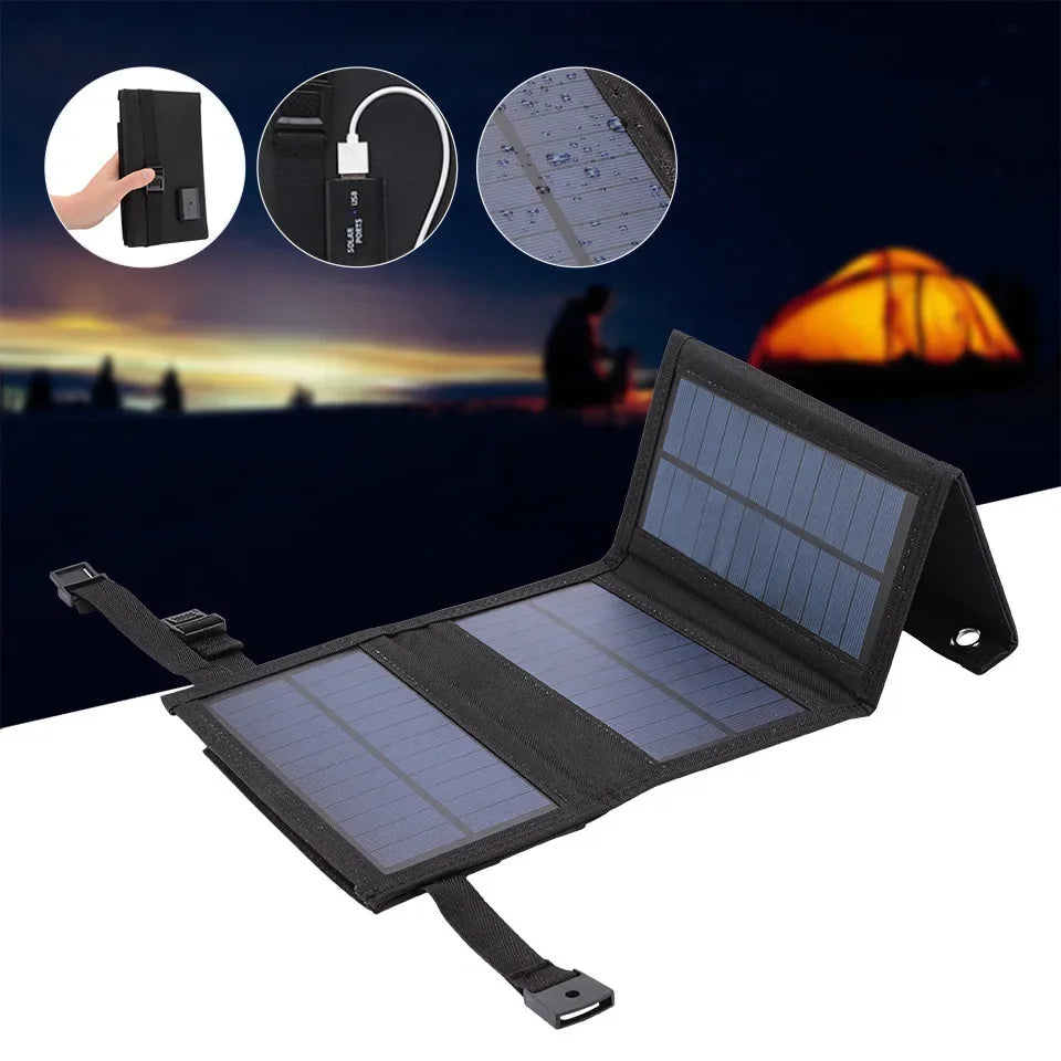 Panneaux solaires Charge USB pliants et portables