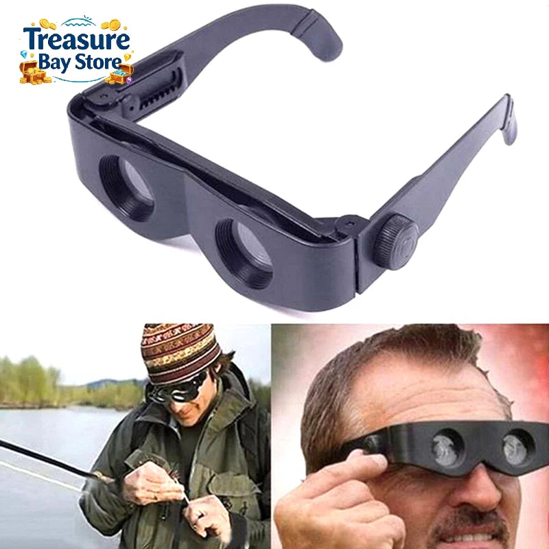 Lunettes Jumelles Télescopiques à Mise au Point Réglable – Grossissement Mains Libres pour Pêche
