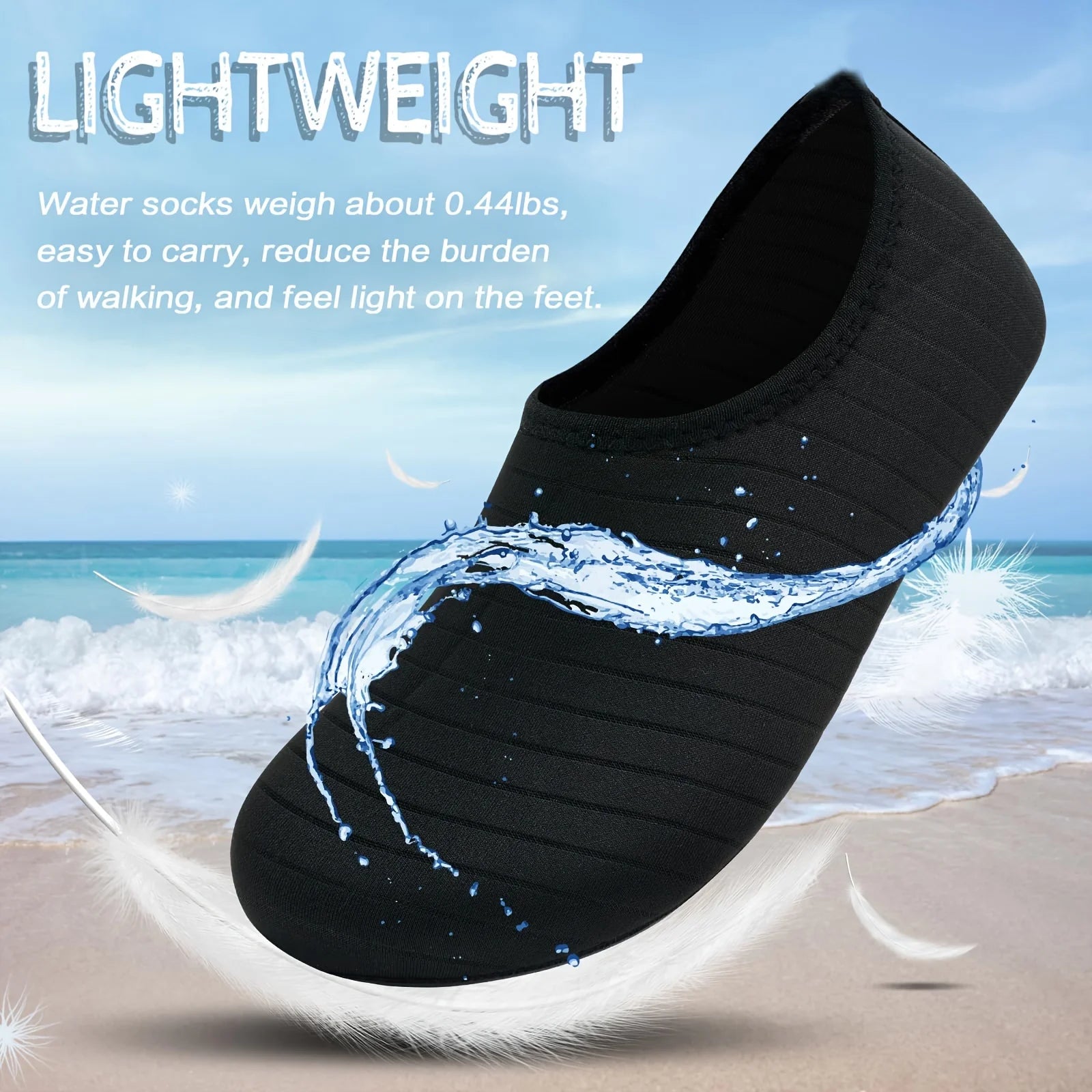 Chaussons Aquatiques Étanches à Séchage Rapide & Antidérapants