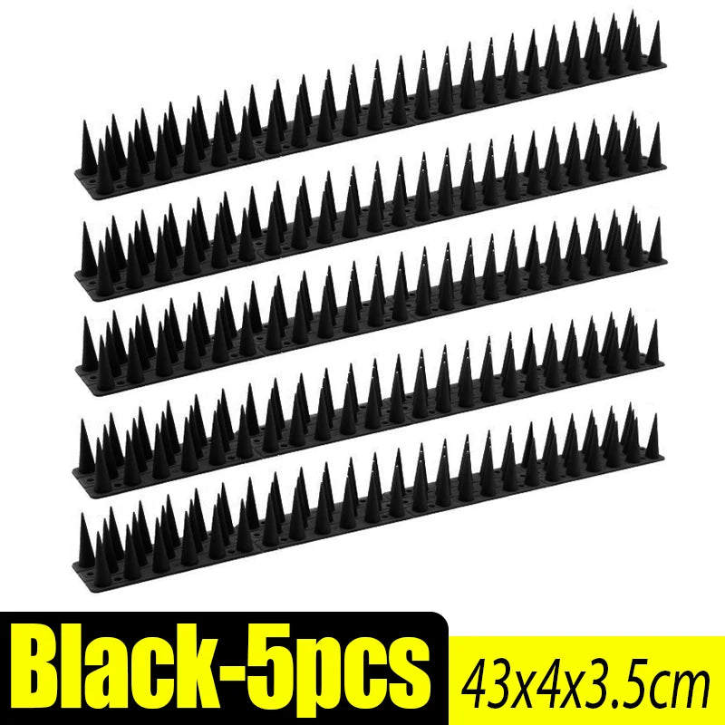 Lot de 5 Pointes Anti-Oiseaux – Dispositif Dissuasif pour Pigeons et Chats, Balcon, Toit, Fenêtre et Clôture