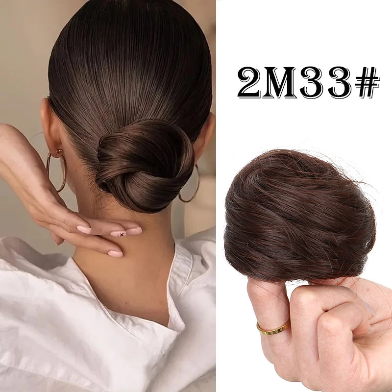 Chouchou Effet Faux Chignon Élégant