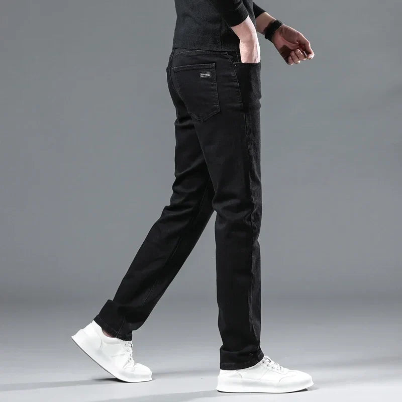 Jean Thermique Homme Hiver – Doublé Polaire Épais