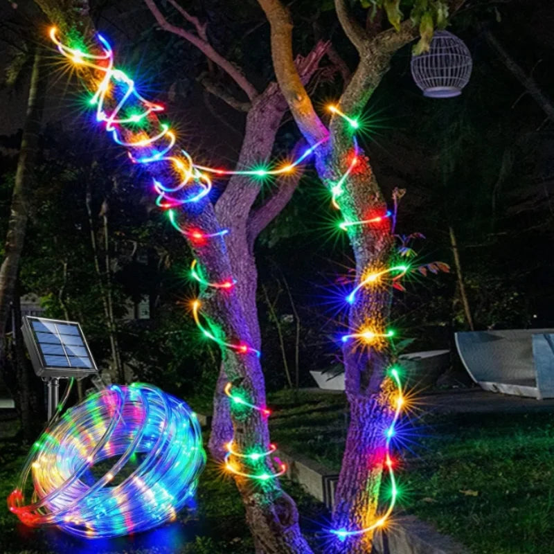 Guirlandes Lumineuses Solaire pour Décoration Extérieure — Étanches et Écologiques