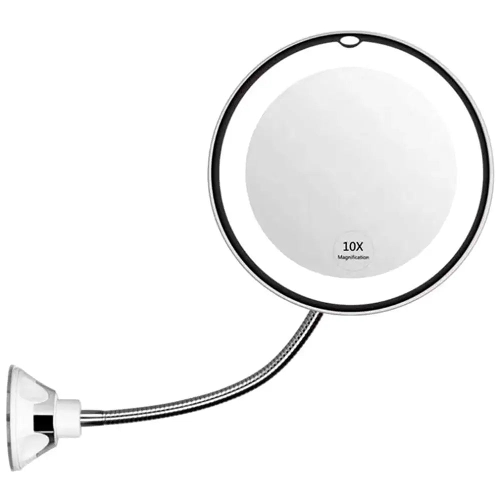 Miroir grossissant avec LED intégrée