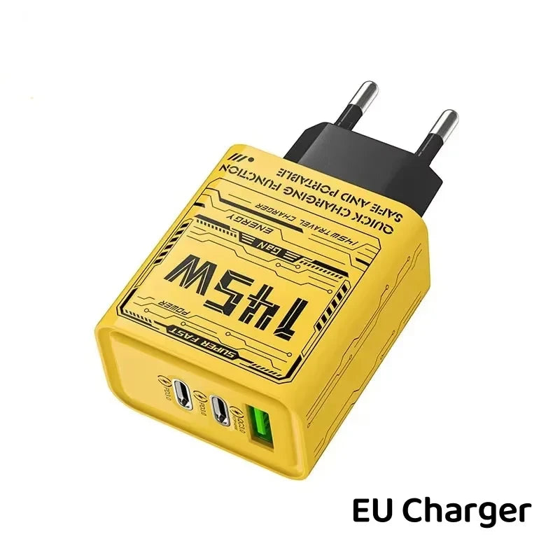 Chargeur Ultra-Rapide 145W - 3 Ports USB-C
