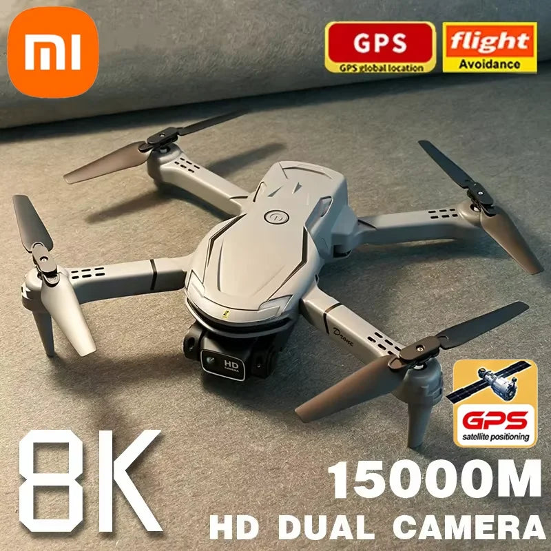 Drone Aérien 8K avec Double Caméra et Stabilisation
