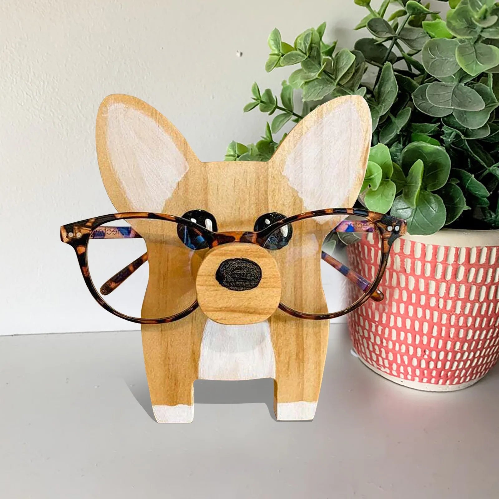 Porte-lunettes pour lunettes - Chien Corgi