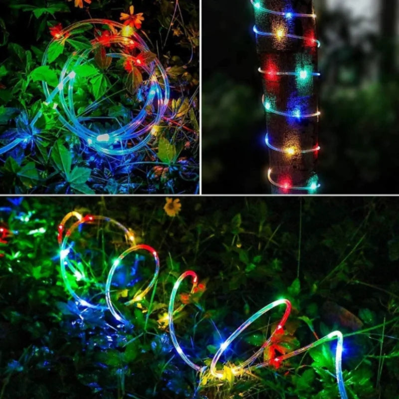 Guirlandes Lumineuses Solaire pour Décoration Extérieure — Étanches et Écologiques