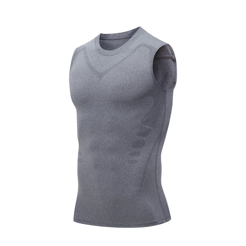 Débardeur de Compression Homme – Haut de Sport Sculptant à Séchage Rapide pour Fitness, Musculation et Entraînement