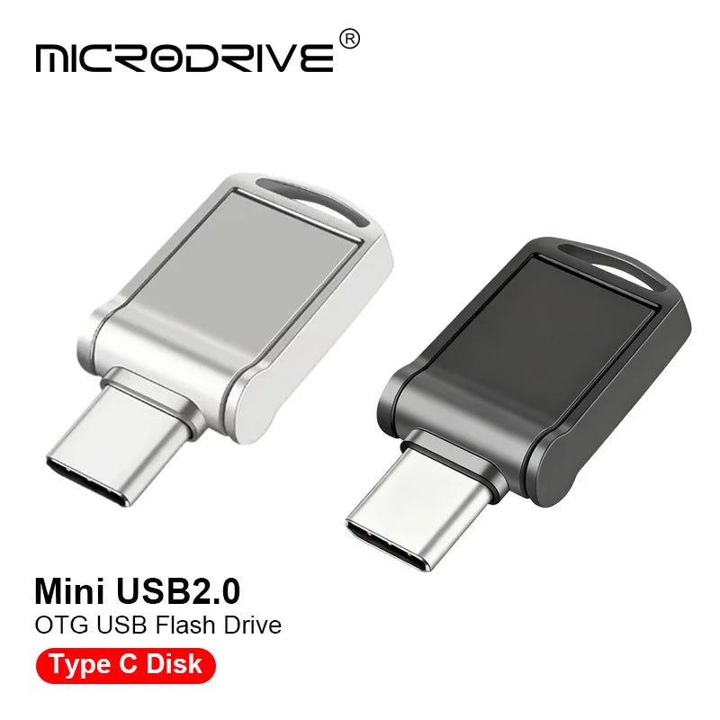 Mini Clé USB 2 en 1 MicroDrive Flash - 16GO à 512GO