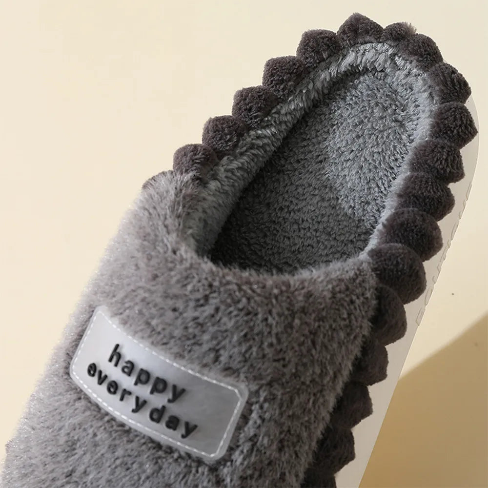 Chaussons d'hiver doux et confortables - Happy Everyday