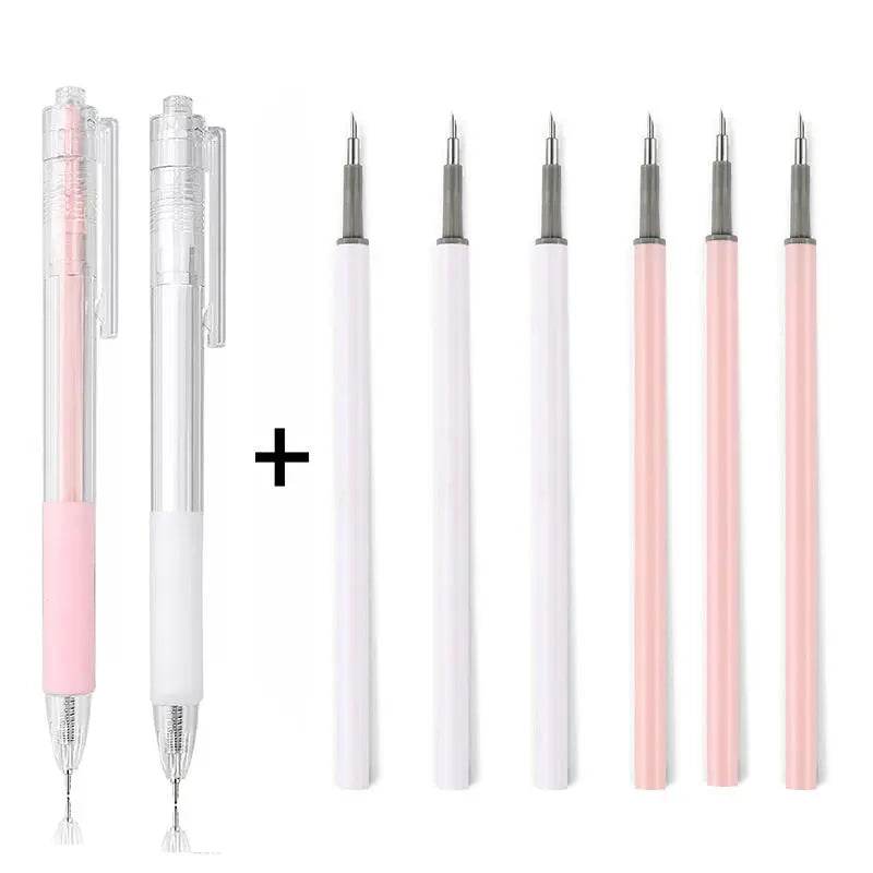 Stylo cutter de précision pour travaux manuels - 2 Stylos + 8 recharges