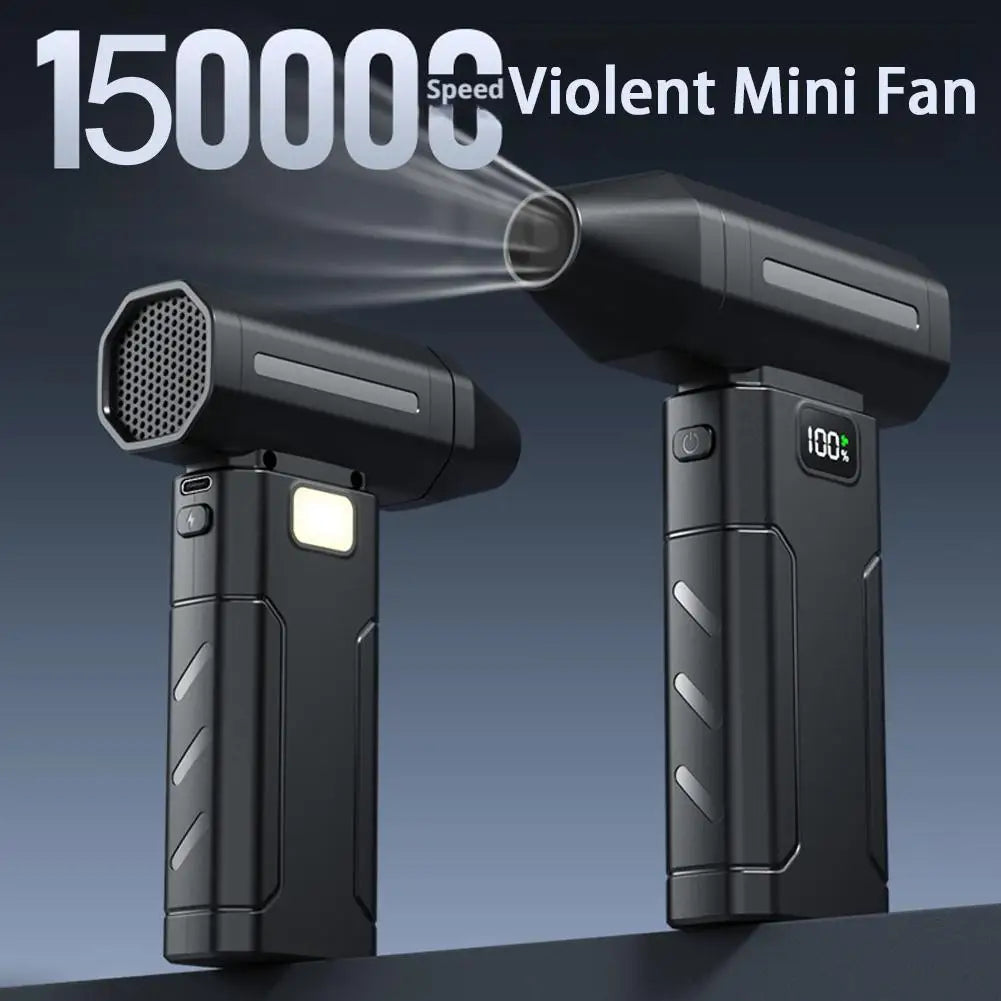 X8 Turbo Jet 150 000 tr/min – Souffleur d’Air Électrique et Nettoyeur de Poussière Portable