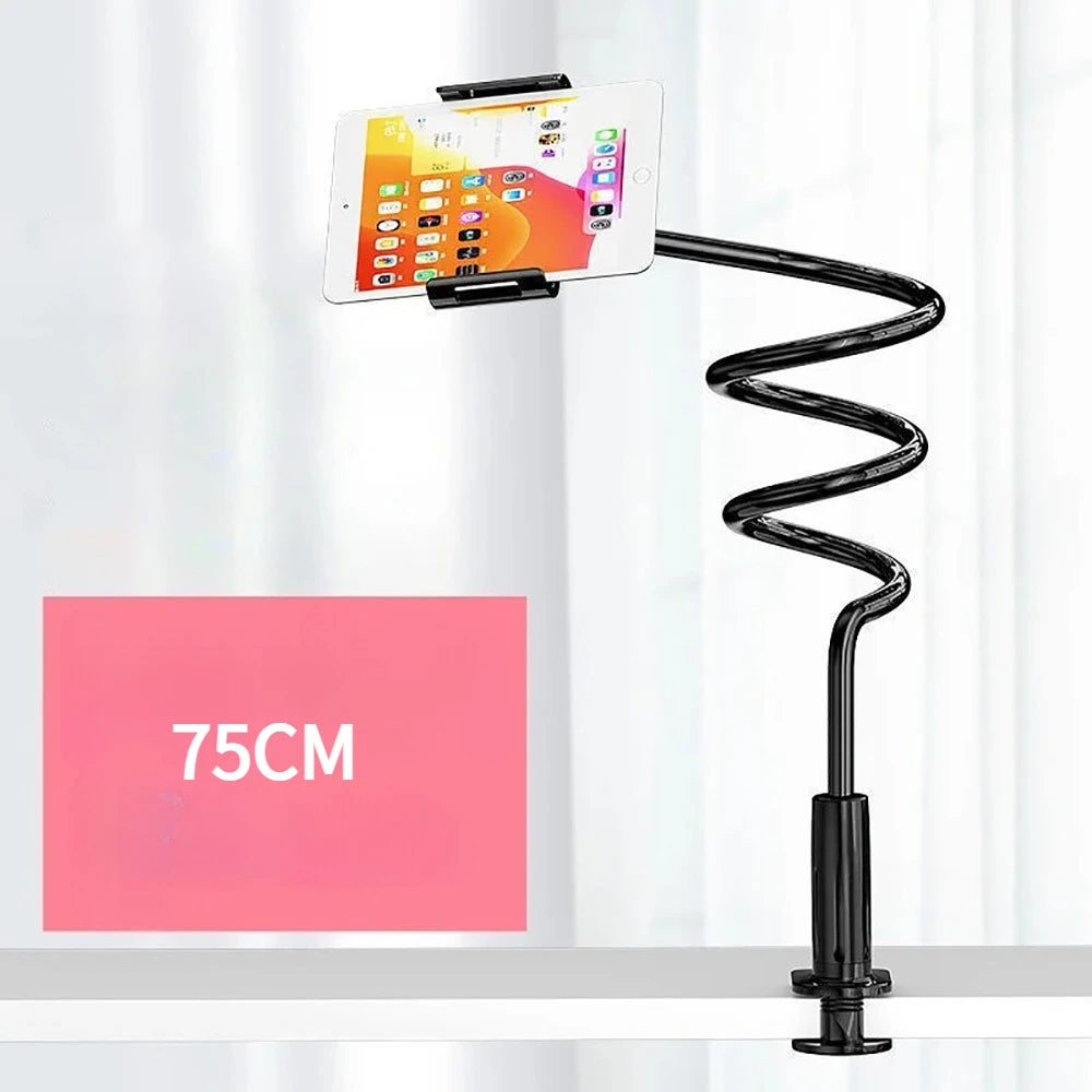 Support Téléphone Bras Flexible 75cm à Pince — Rotation 360°