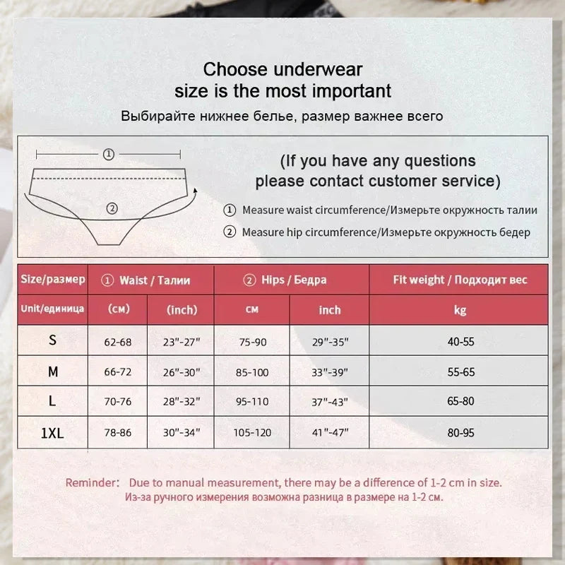 Lot de 3 Culottes en Satin Sexy avec Dentelle