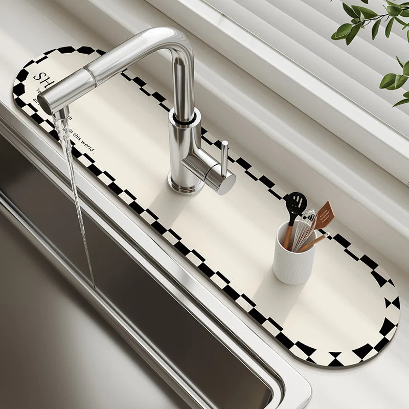 Tapis Égouttoir Cuisine - Séchage Rapide & Propre