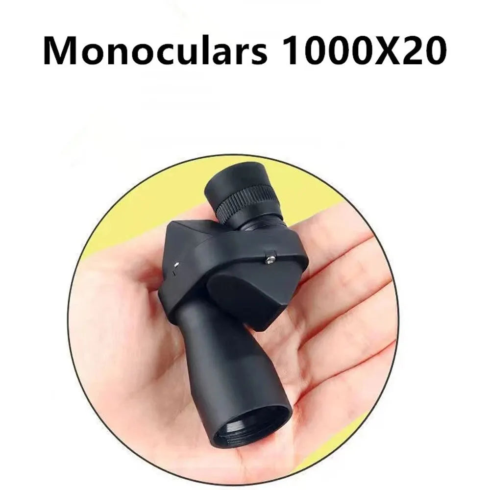 Mini Télescope Monoculaire HD de Poche – Fort Grossissement pour Randonnée, Camping et Observation