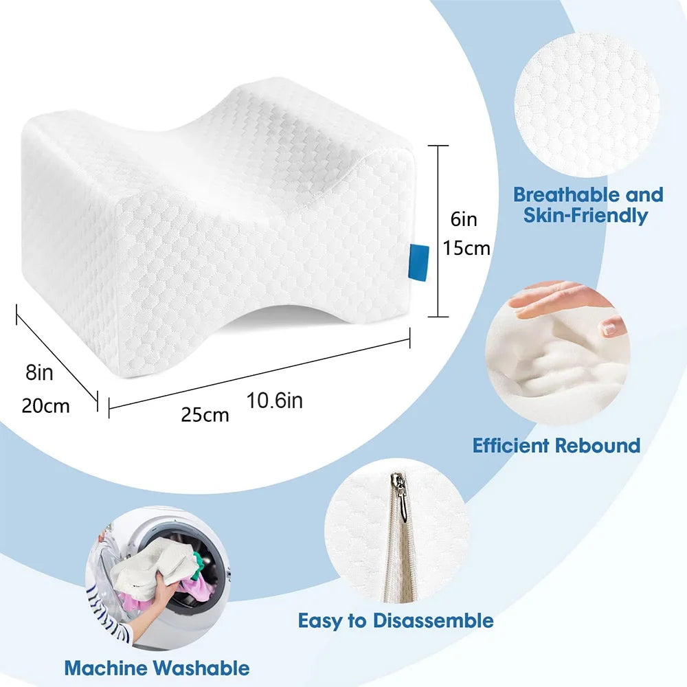 Coussin Jambes & Hanches – Soutien Ergonomique Nuit