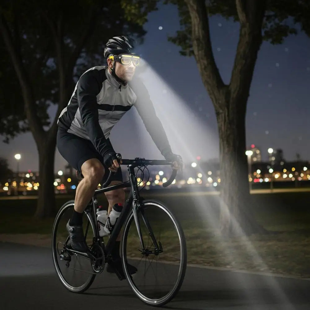 Lunettes de Sécurité LED Puissantes Rechargeables