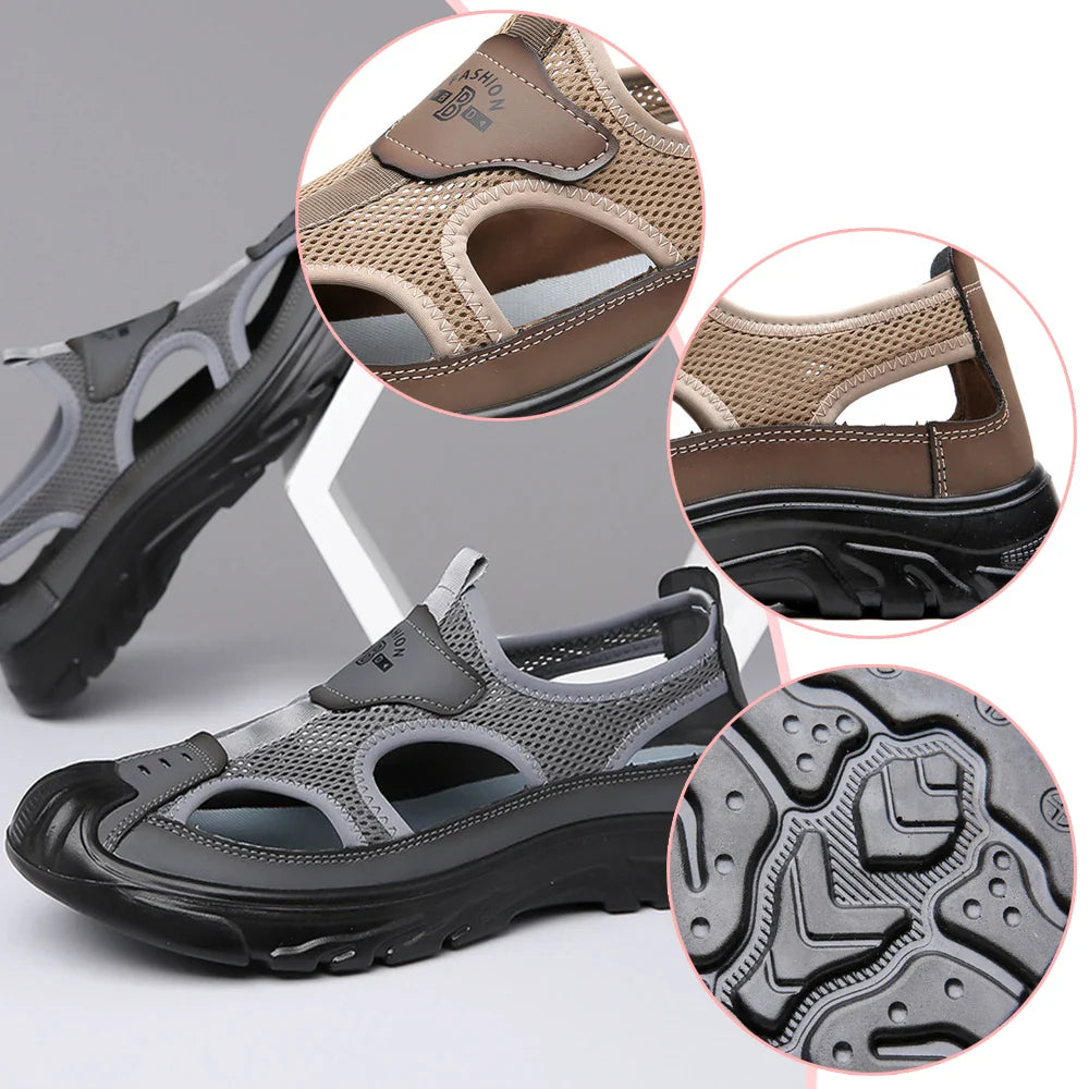 Sandales d'Été en Maille Respirante & Antidérapantes - Homme