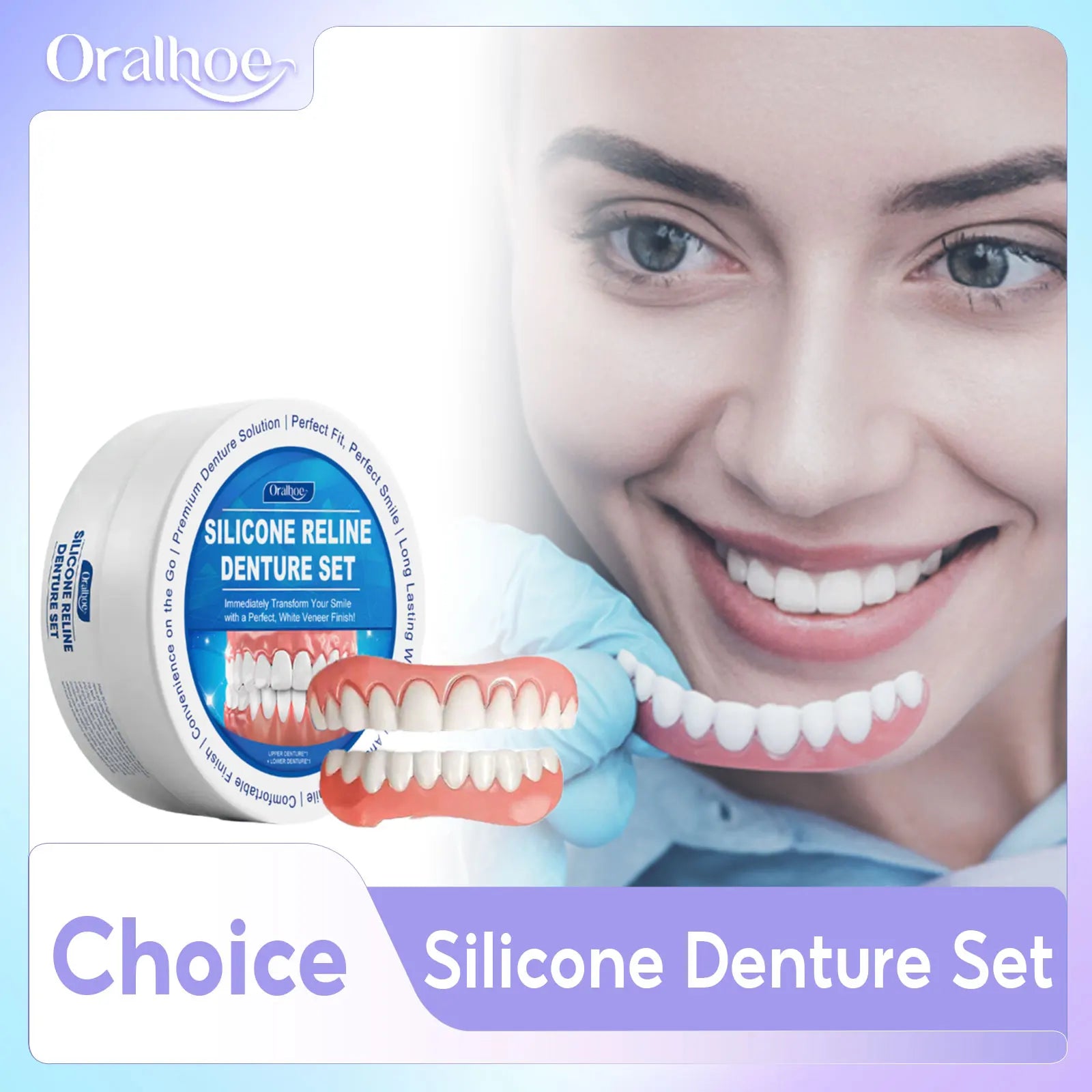 Kit de Prothèse Dentaire - Correction Instantanée du Sourire