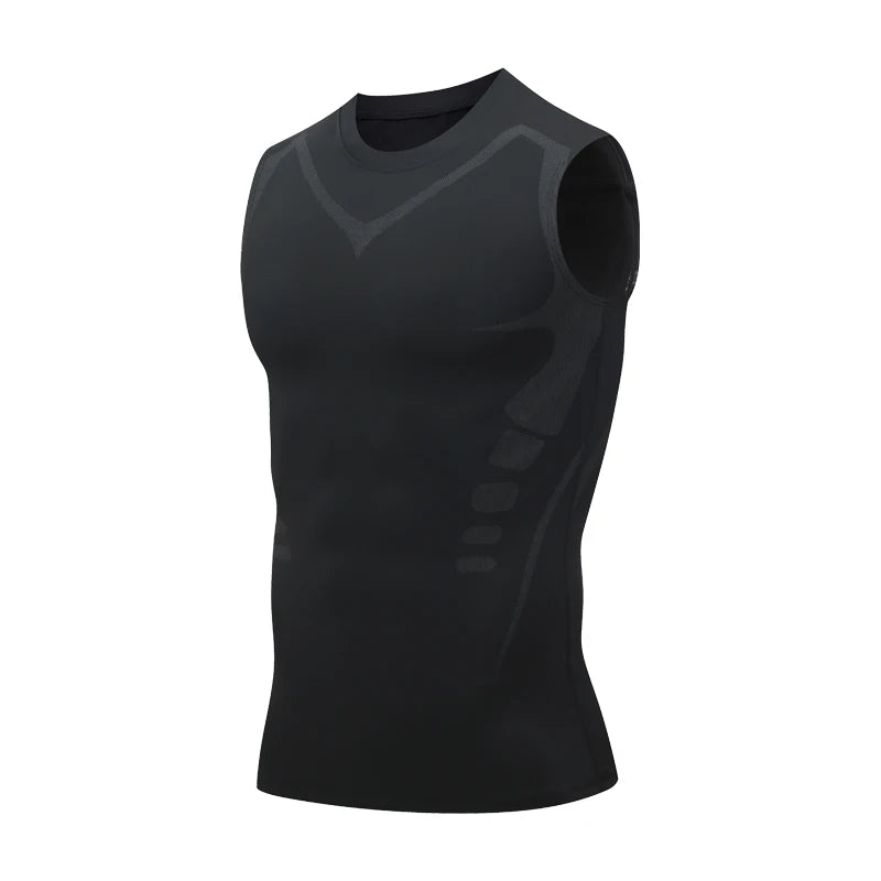 Débardeur de Compression Homme – Haut de Sport Sculptant à Séchage Rapide pour Fitness, Musculation et Entraînement