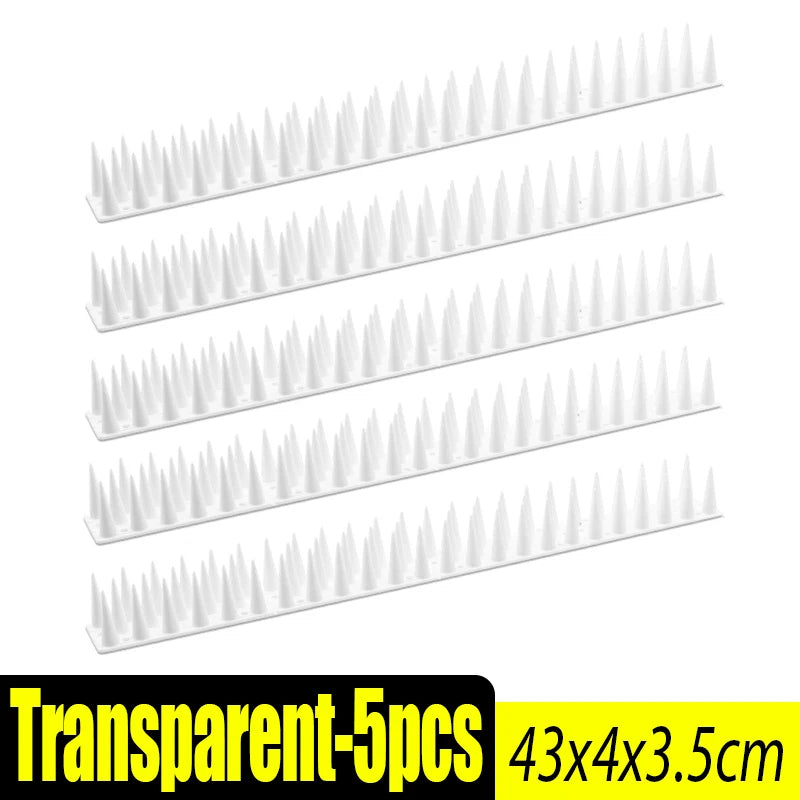 Lot de 5 Pointes Anti-Oiseaux – Dispositif Dissuasif pour Pigeons et Chats, Balcon, Toit, Fenêtre et Clôture
